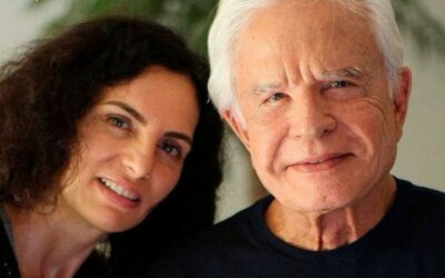 Cid Moreira e a esposa, Fátima (Foto: Reprodução)