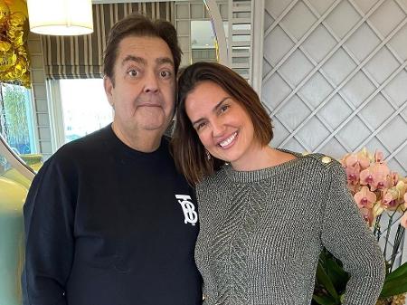 Faustão e a esposa, Luciana Cardoso (Reprodução)