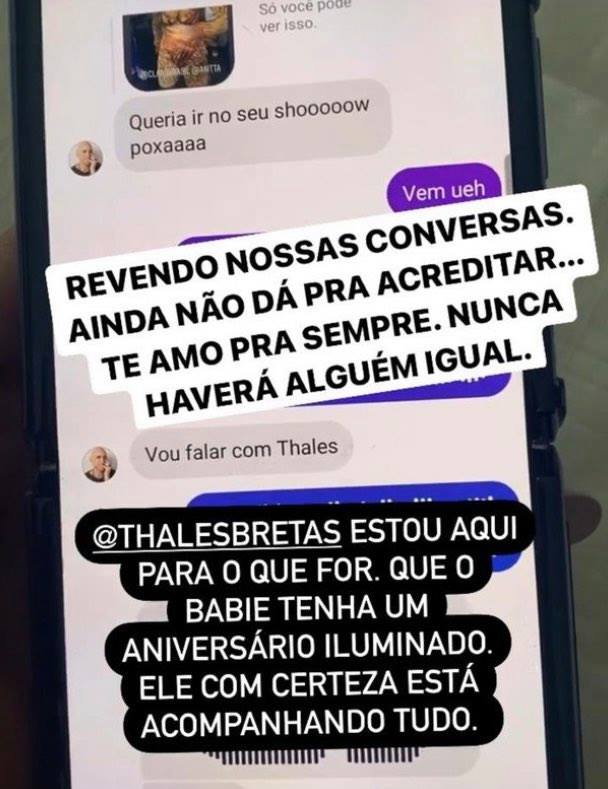 Anitta relembra mensagens trocadas com Paulo Gustavo e faz desabafo: 'Ainda não dá para acreditar'