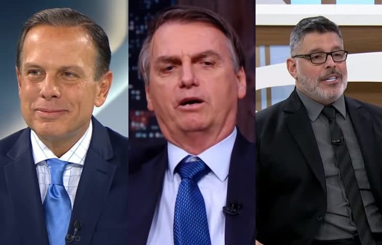 João Dória chama Bolsonaro de maluco e Alexandre Frota reage nas redes sociais