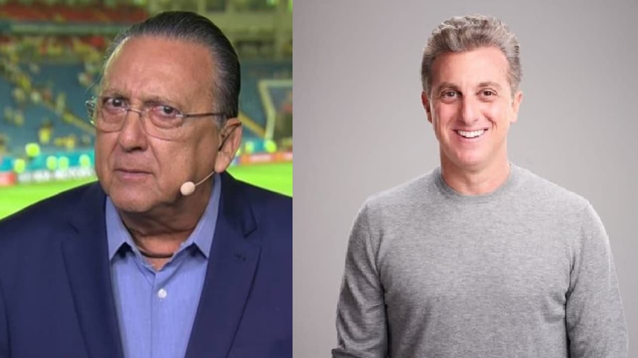 Galvão Bueno e Luciano Huck participarão de ação milionária da Globo (Foto: Reprodução)