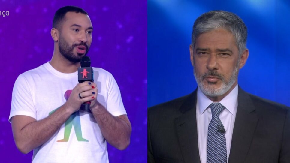 Gil do Vigor se declarou a William Bonner (Reprodução)