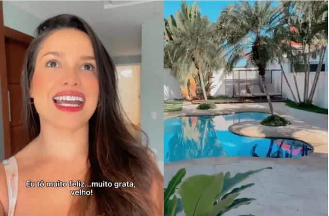 Juliette revela piscina da nova mansão (Foto: Reprodução/Instagram)