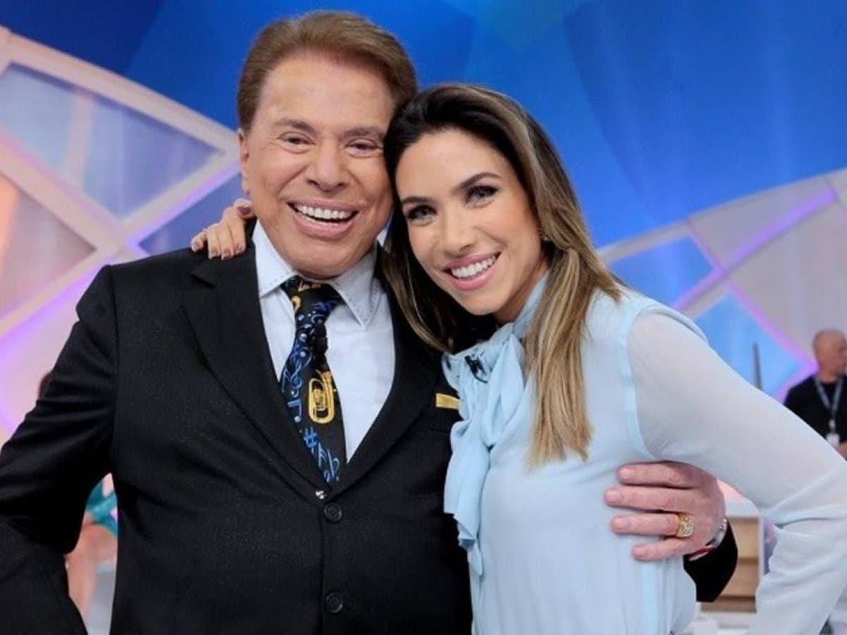 Silvio Santos e Patrícia Abravanel (Foto: Reprodução)