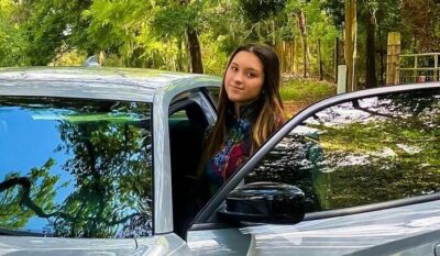 Sofia Liberato, filha de Gugu, precisou se contentar com um modelo de carro mais barato (Reprodução/Instagram)