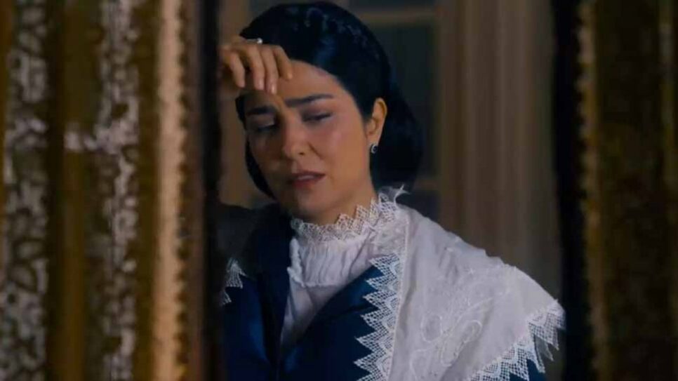 Nos Tempos do Imperador: Dom Pedro II e Luísa são flagrados por Teresa (Reprodução/Globo)