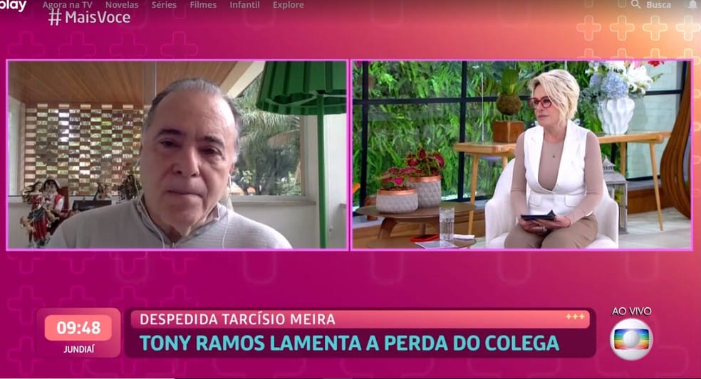 Mais Você foi dedicado à memória de Tarcísio Meira e Paulo José.