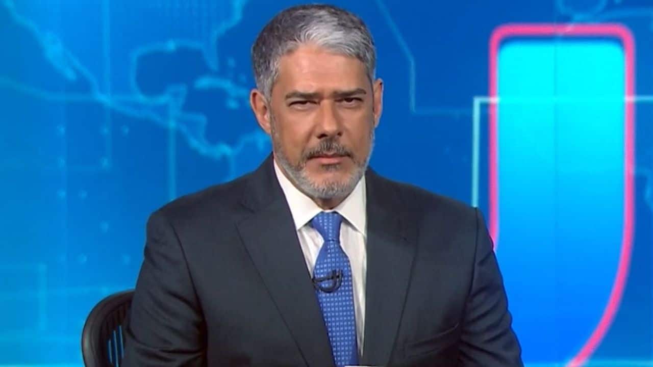 William Bonner no Jornal Nacional (Foto: Reprodução)