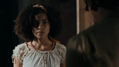 Nos Tempos do Imperador: Zayla se revolta e recusa convite para festa de Samuel (Reprodução/Globo)