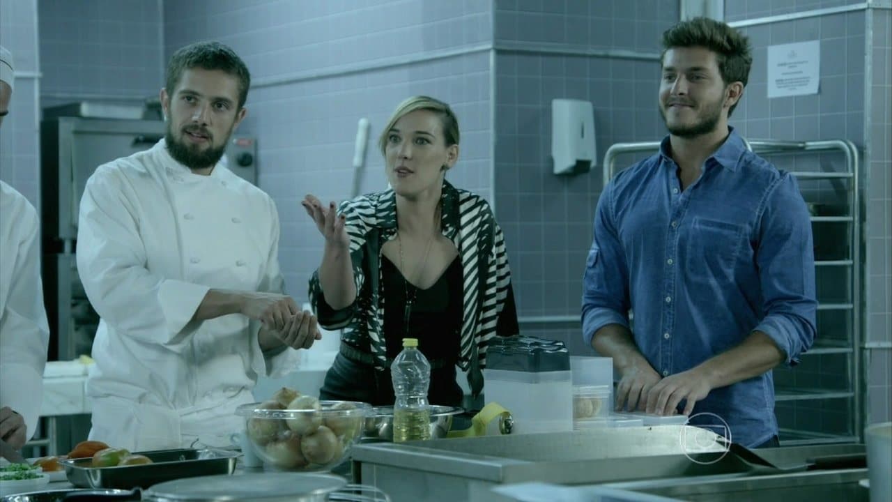 Amanda, Vicente e Leonardo em Império (Foto: Reprodução) 