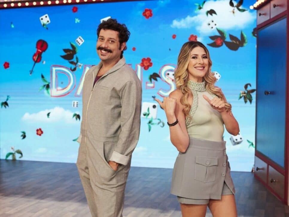 Dani Calabresa e Pedroca Monteiro no Dani-se (Divulgação - GNT)