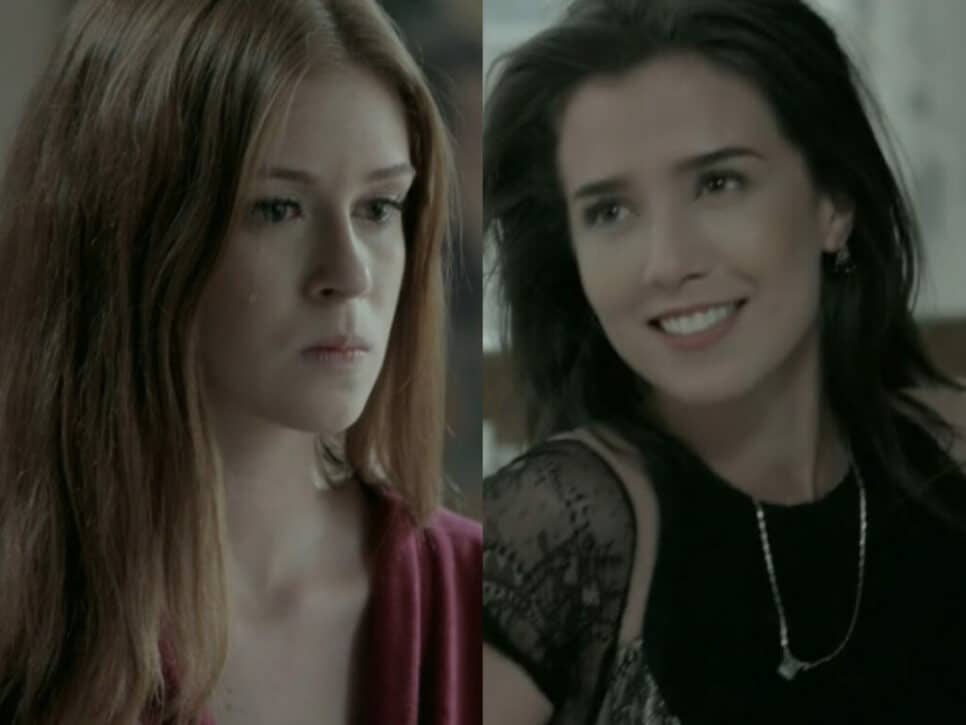 Maria Isis (Marina Ruy Barbosa) e Cora (Marjorie Estiano) em Império (Reprodução/Globo)