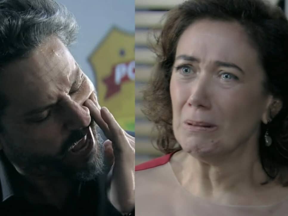 José Alfredo (Alexandre Nero) e Maria Marta (Lilia Cabral) em Império (Reprodução/Globo)