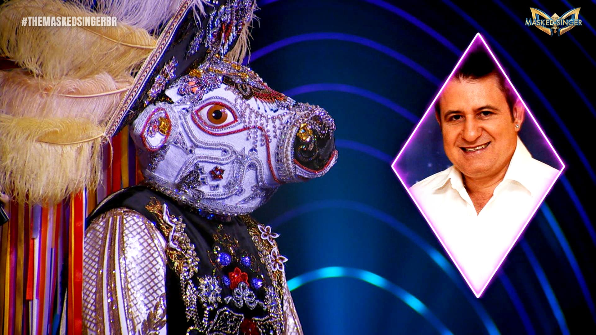 The Masked Singer Brasil: Marrone era o Boi-Bumbá (Reprodução)