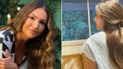Após ser hospitalizada às pressas, Patricia Poeta revela que ficou com o rosto desfigurado (Reprodução)