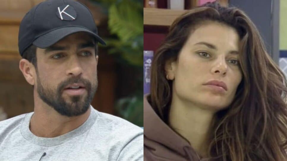 A Fazenda: Erasmo e Dayane Mello (Reprodução/Record)