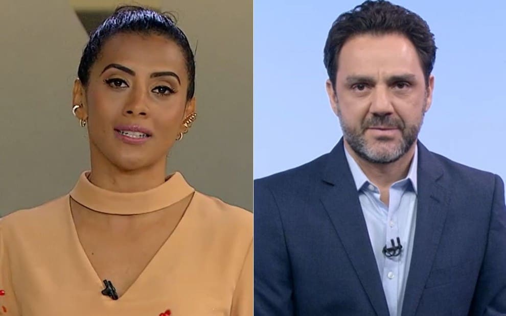 Aline Midlej e Paulo Renato Soares: os novos nomes do Jornal Nacional  (Foto: Reprodução)