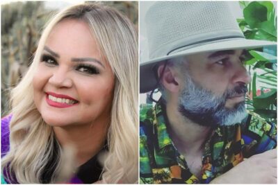 Amanda Ferrari e ex marido  Gunavingre de Souza (Foto: Reprodução)