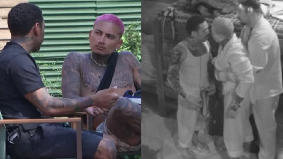 A Fazenda: Nego do Borel se desculpa com Dynho após briga: “Não sou um monstro” (Reprodução)