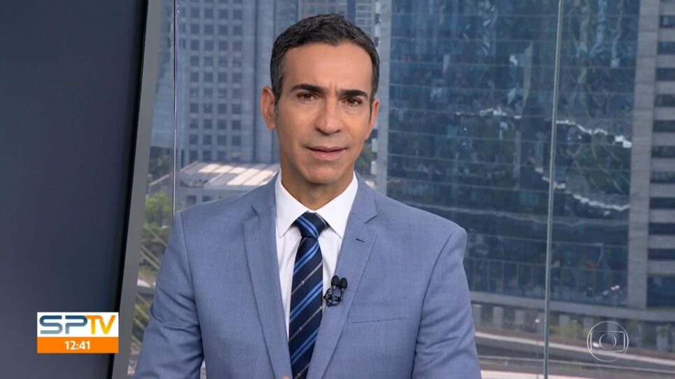 César Tralli viveu romance com jornalista mais bonita da Globo (Foto: Reprodução)