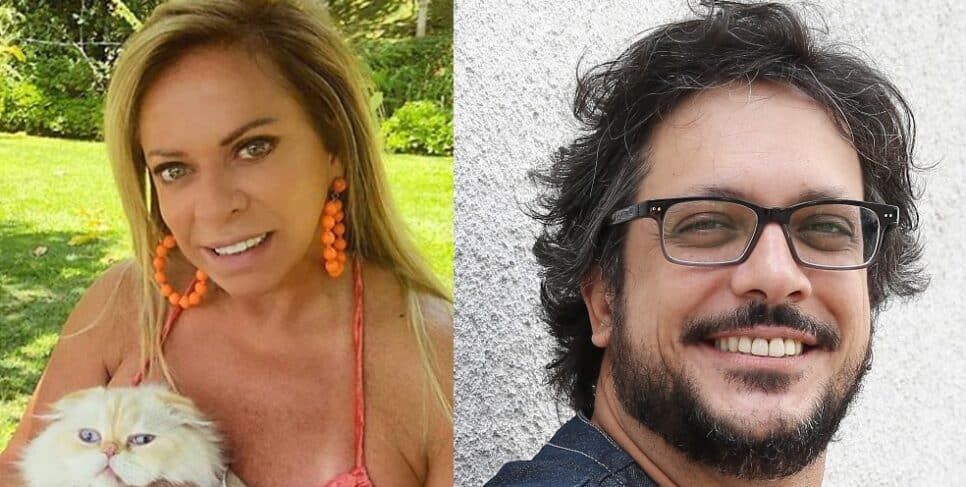 Christina Rocha e Lúcio Mauro Filho (Foto: Reprodução)