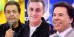 Faustão, Luciano Huck e Silvio Santos (Foto: Reprodução)