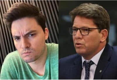 Imagem do post Mario Frias defende Bolsonaro e detona Felipe Neto, que reage: “virou chacota para o Brasil”