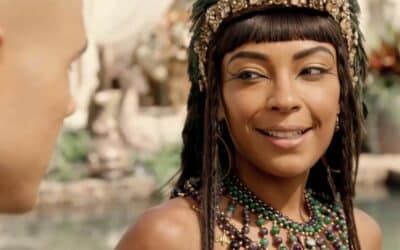 Neferíades provoca José na frente de Asenate e causa climão na trama da Record (Foto: Reprodução)