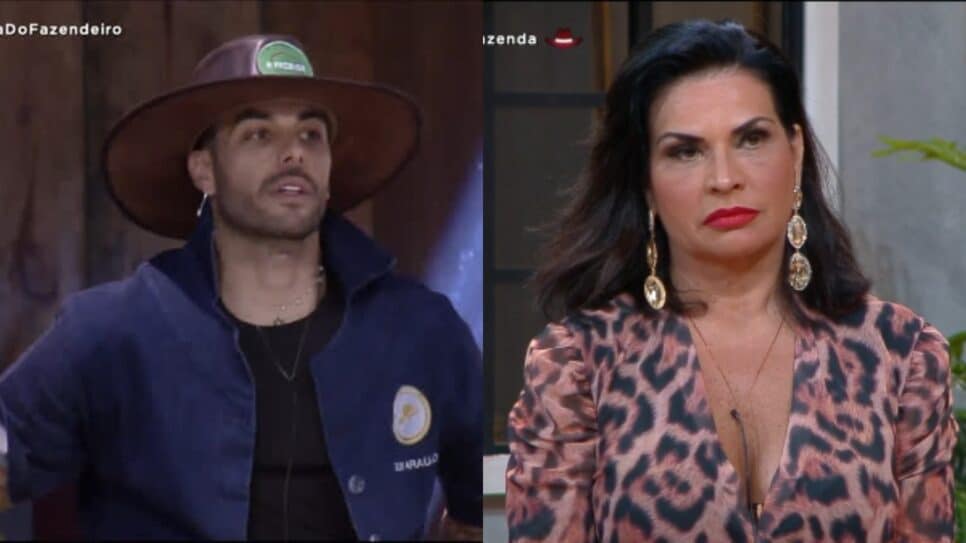A Fazenda: Solange detona atitudes de Gui Araujo: “Quer crescer em cima de mulher" (Reprodução)