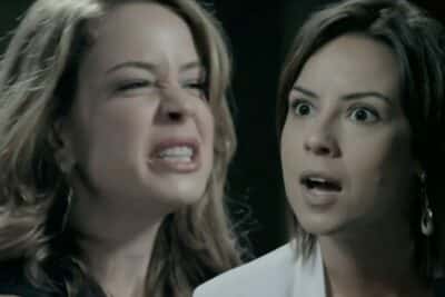 Cristina (Leandra Leal) e Maria Clara (Andreia Horta) em Império (Reprodução/Globo)