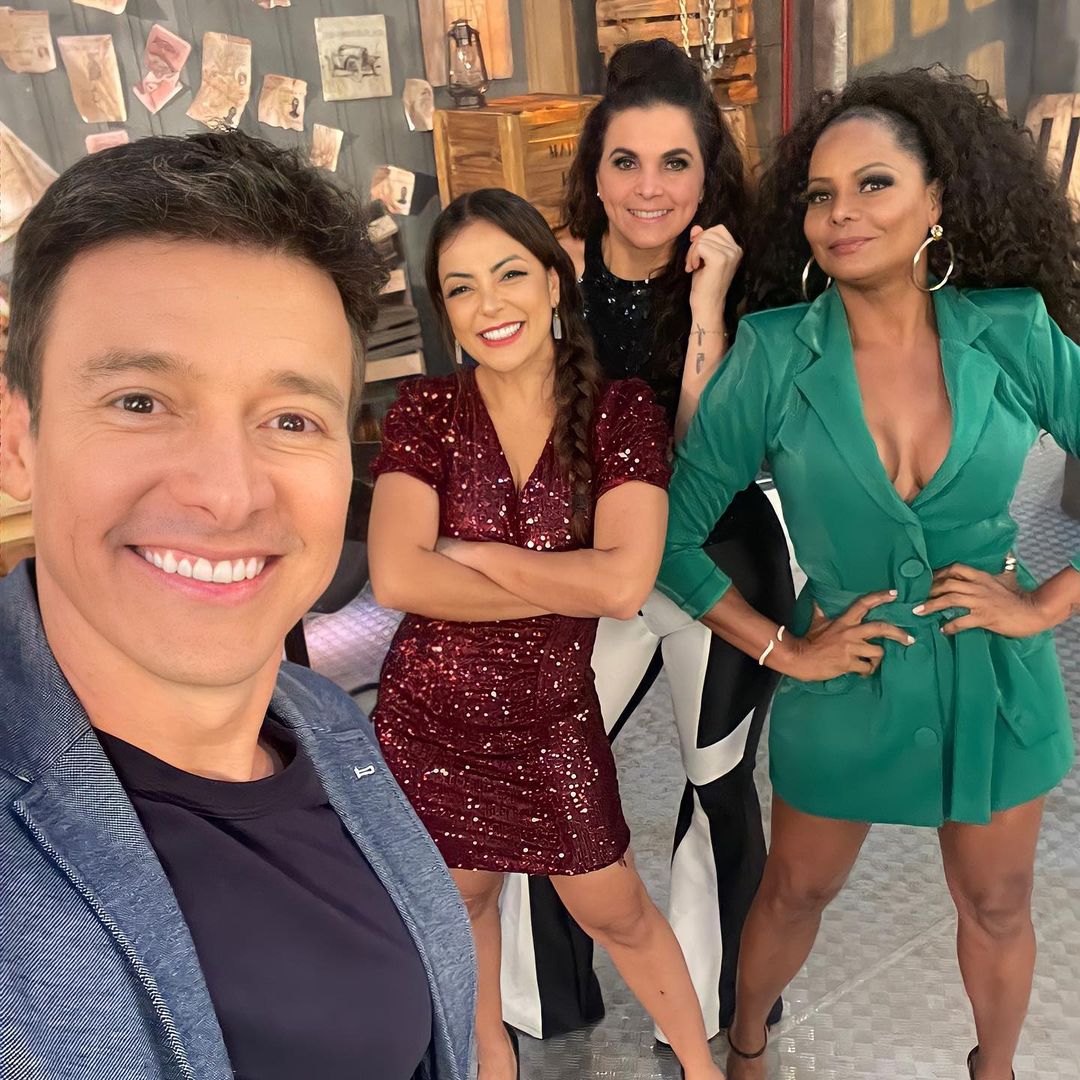 Luiza Ambiel, Rodrigo Faro, Li Martins e Adriana Bombom (Reprodução/Instagram)