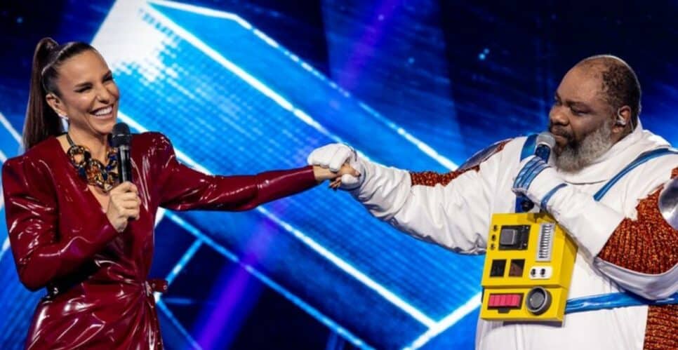 Sérgio Loroza foi o sétimo eliminado no The Masked Singer Brasil (Foto: Reprodução)