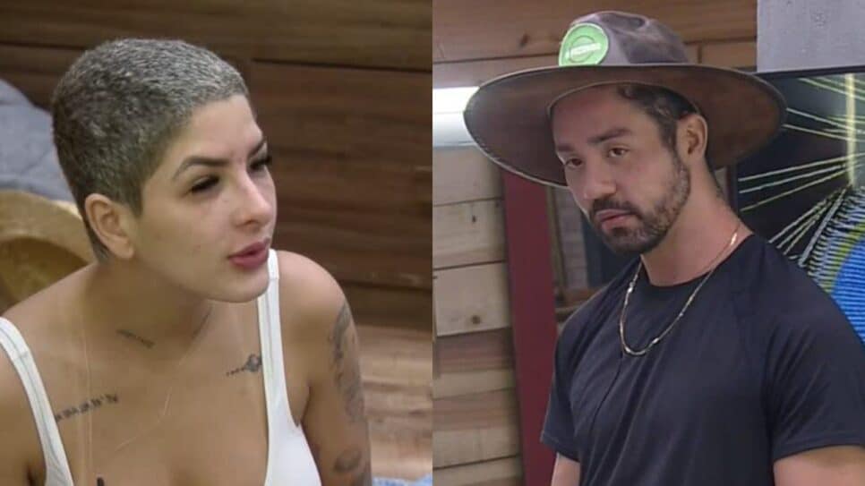 A Fazenda: Lary Bottino manda a real e detona Rico após briga (Reprodução)