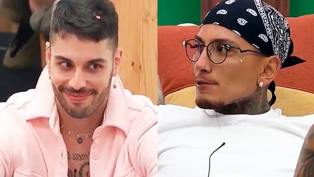 Gui Araújo e Dynho Alves denunciam falta de higiene das peoas de A Fazenda (Foto: Reprodução)