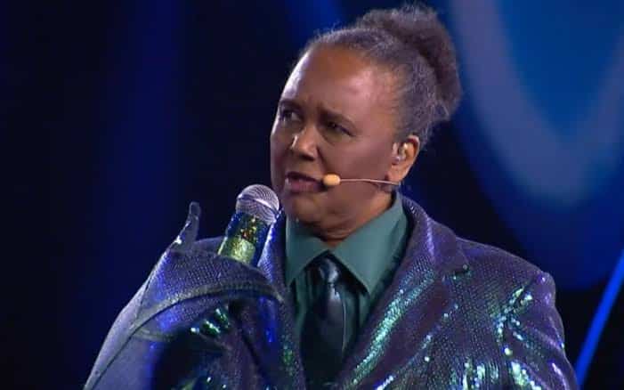 Sandra de Sá no The Masked Singer (Reprodução)