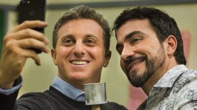 Luciano Huck e Padre Fábio de Melo (Reprodução)