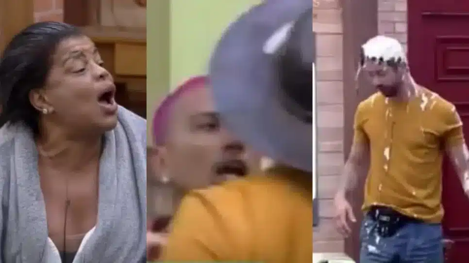 A Fazenda: Rico e Dynho se desentenderam (Reprodução)