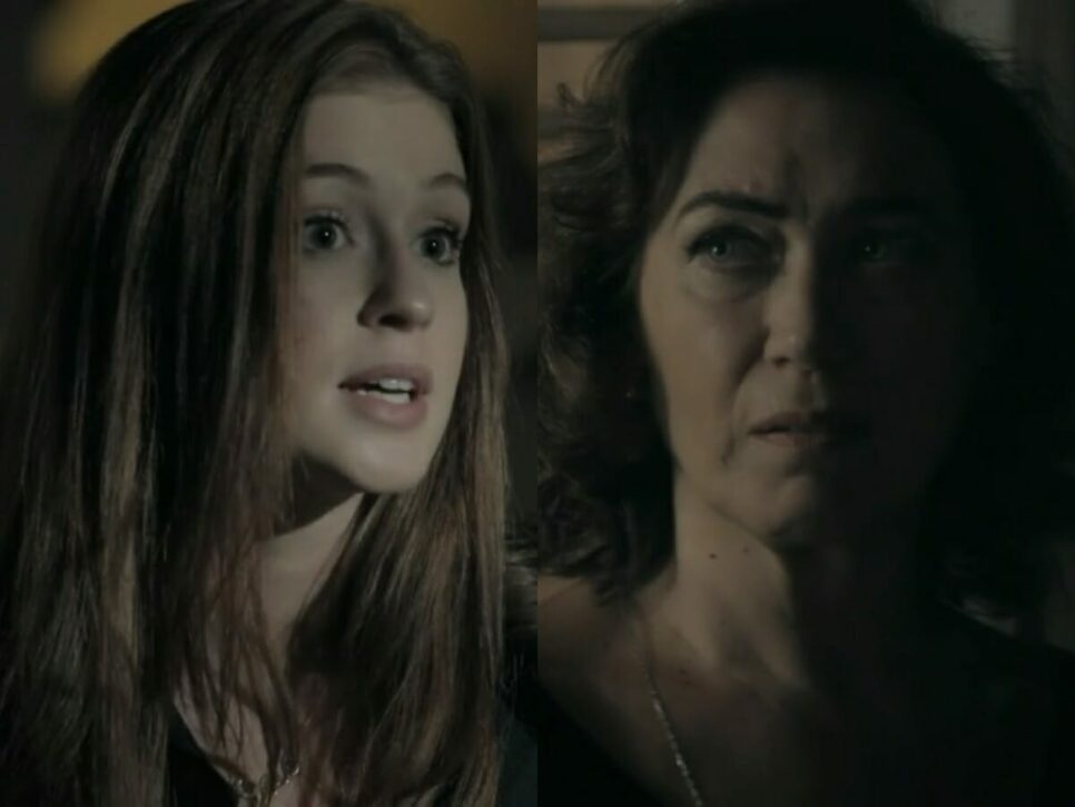 Maria Isis (Marina Ruy Barbosa) e Maria Marta (Lilia Cabral) de Império (Reprodução - TV Globo)