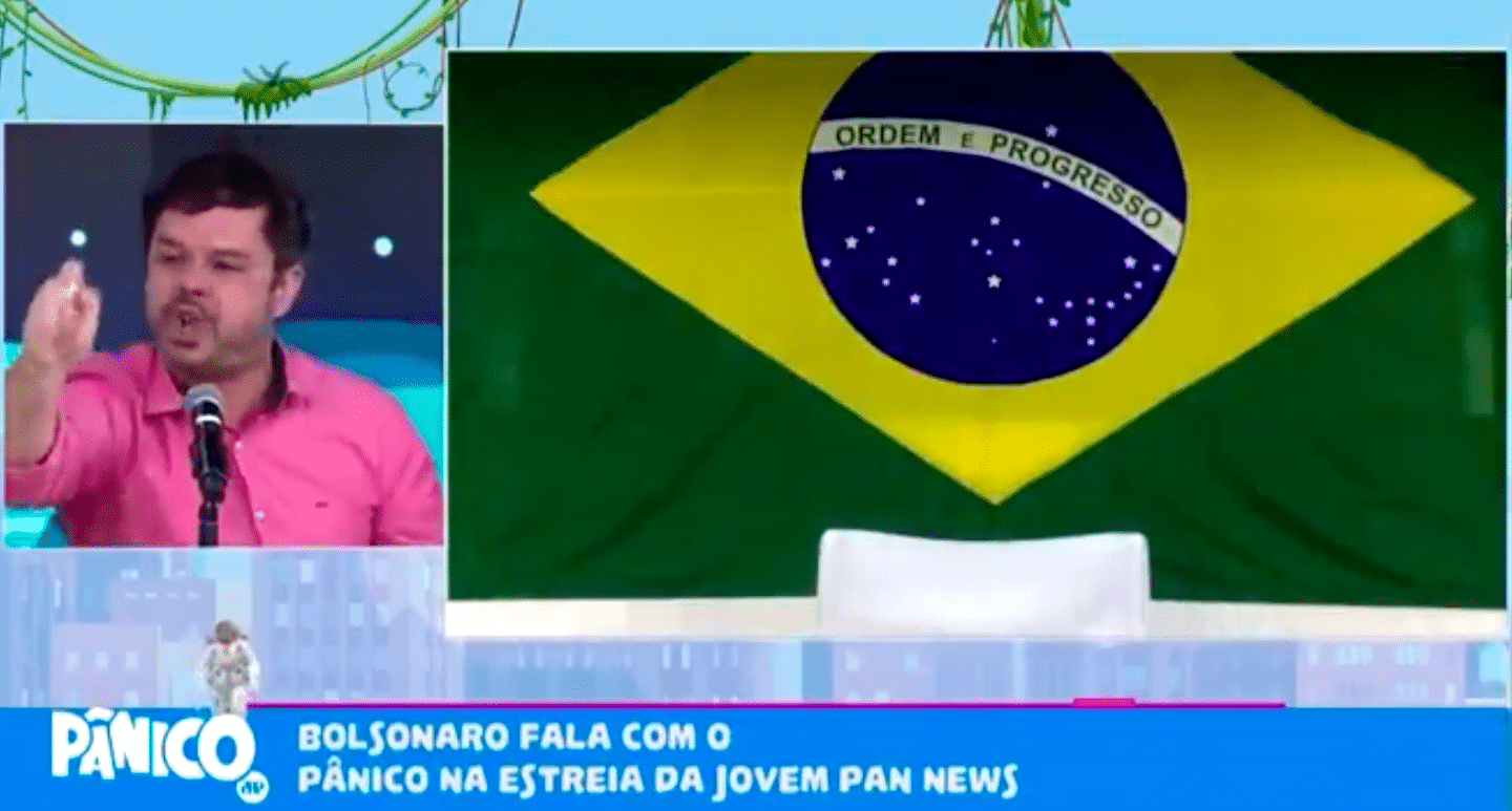 Ao vivo, Jair Bolsonaro abandona entrevista após pergunta sobre rachadinha (Reprodução/Jovem Pan)