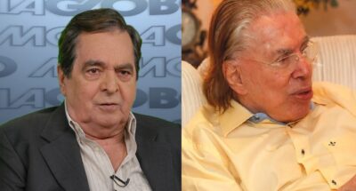 Benedito Ruy Barbosa e SIlvio Santos (Foto: Reprodução)