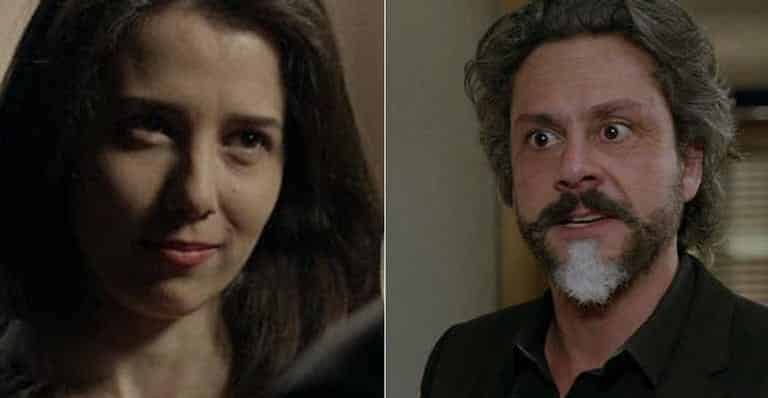 Cora (Marjorie Estiano) e José Alfredo (Alexandre Nero) em Império (Reprodução/Globo)