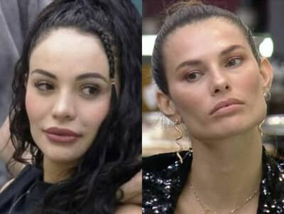 A Fazenda 13: Aline fica aos prantos após se ofender com comentário de Dayane: 'Vai se f*' Foto: Reprodução
