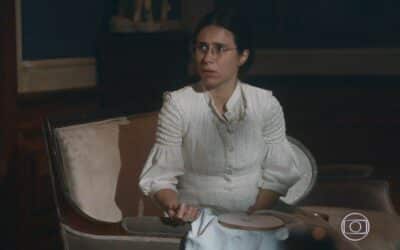 Nos Tempos do Imperador: Dolores prevê morte enquanto Pilar sangra baleada Foto: Reprodução