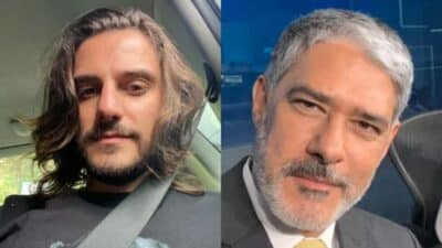 Sobrinho de William Bonner dá beijaço em casal hétero em fotos íntimas Foto: Reprodução