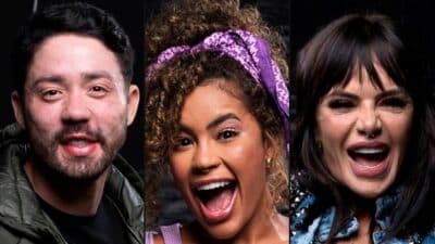 A Fazenda 13: Rico, Sthe Matos e Valentina têm falas censuradas durante conversa sobre camisinha Foto: Reprodução