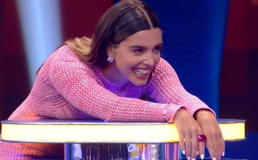 Giovanna Lancellotti admite ser pinguça em rede nacional (Foto: Reprodução/Globo)
