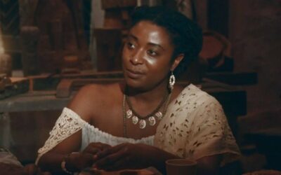 Nos Tempos do Imperador: Cândida tem visão e assiste derrota de assassino Foto: Reprodução