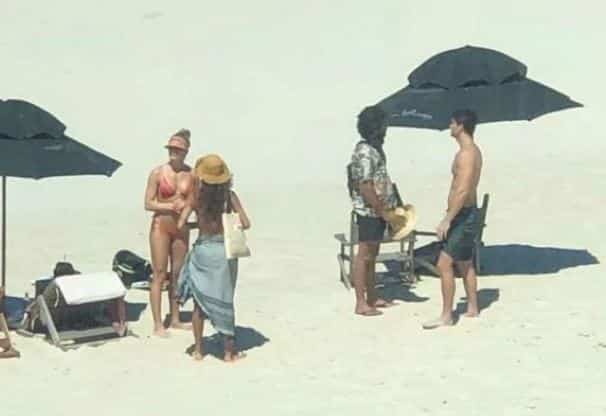 Grazi Massafera é flagrada curtindo praia do Ceará com o novo affair (Foto: Reprodução)