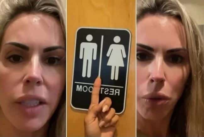 Joana Prado posta vídeo questionando banheiro unissex (Foto: Reprodução)