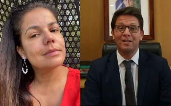Nívea Stelmann sai em defesa do ex-marido Mario Frias (Foto: Reprodução)